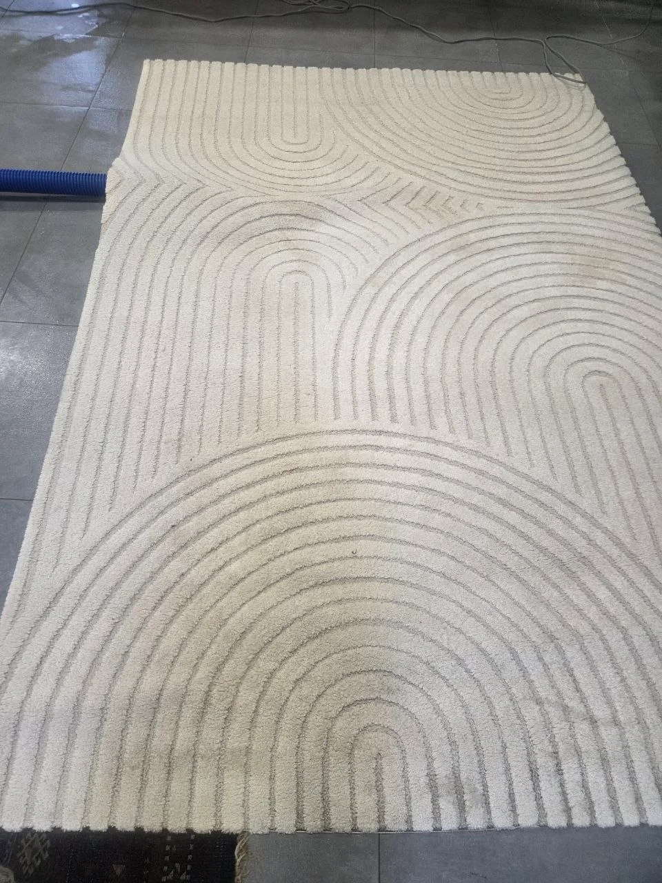 Tapis avant nettoyage