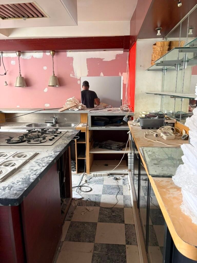 Cuisine professionnelle en rénovation à Caen